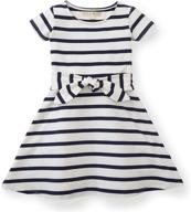 💃 adorable and stylish: hope & henry girls' short sleeve tie-waist knit dress logo