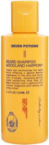 img 4 attached to 🧔 Seven Potions Beard Shampoo for Men: Gentle, Itch-Free Cleansing Wash - Natural, Vegan, Cruelty-Free - Woodland Harmony, 3.4 Fl Oz