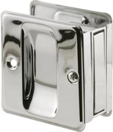 chrome plated pocket door 🚪 passage pull - prime-line products n 7085 logo