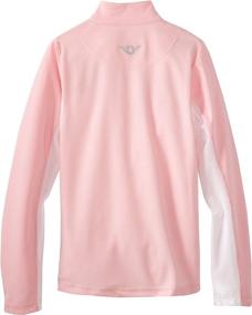 img 1 attached to 👕 TuffRider Kid's Ventilated Technical Long Sleeve Sport Shirt with Mesh: Ultimate Comfort and Performance for Active Youngsters