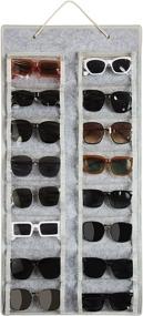 img 4 attached to Kuchluse Sunglasses Organizer Storage Hanging