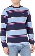 lrg sleeve striped shirt peacoat men's clothing logo