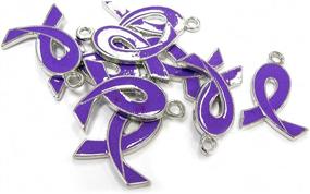 img 3 attached to Linpeng 052716 Enamel Purple Awareness