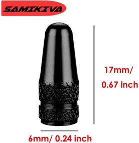 img 1 attached to 🚲 Enhance Your Bike's Presta Valve with the SAMIKIVA 10-Pack Chrome Anodized Aluminum Bike Presta Valve Stem Caps: Ideal Dust Caps for MTB Road Racing Bicycles