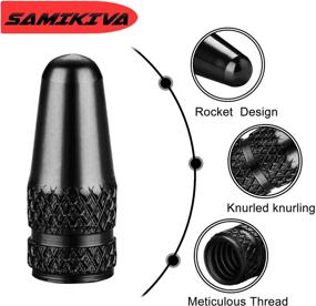 img 3 attached to 🚲 Enhance Your Bike's Presta Valve with the SAMIKIVA 10-Pack Chrome Anodized Aluminum Bike Presta Valve Stem Caps: Ideal Dust Caps for MTB Road Racing Bicycles