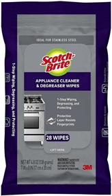 img 4 attached to 🧽 Scotch-Brite Appliance Cleaner Wipes - 28 Count