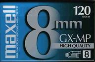 🎥 high-quality maxell gx-mp metal particle pg-120 video cassette tape for 8mm camcorder logo