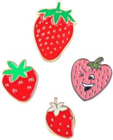 img 4 attached to Dedila Cartoon Strawberry Clothes Backpacks