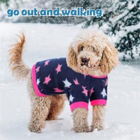 img 1 attached to 🐶 Cozy and Stylish: 7-Piece Warm Dog Sweaters for Winter - Soft Fleece Puppy Sweater, Perfect for Teddy, Chihuahua, Yorkshire, Poodle and More!