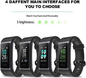 img 2 attached to 🏋️ Mangcart Fitness Tracker HR - Activity Watch with Heart Rate Monitor, IP68 Waterproof Pedometer and Step Counter - Sleep Monitor and Calorie Counter for Men, Women, and Kids