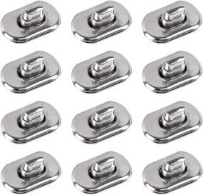 img 1 attached to 🔒 AUEAR 12 Pack Turn Lock Clasp Hardware Purse Closure Latches - Premium Handbag Twist Lock Fasteners for DIY Bag Craft Projects