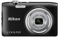 nikon coolpix a100 20mp digital camera (black): international version – no warranty included logo