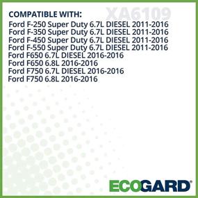 img 2 attached to 🔍 ECOGARD XA6109 Engine Air Filter for Ford F-250 Super Duty, F-350 Super Duty, F-450 Super Duty (6.7L DIESEL 2011-2016)