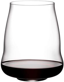 img 3 attached to 🍷 Set of 4 Clear Riedel Stemless Wings Pinot Noir Wine Glasses