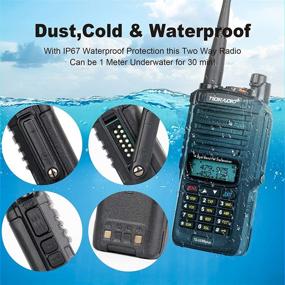 img 3 attached to 📻 TIDRADIO UV-9R Plus: Waterproof 2 Way Handheld Ham Radio with Full House Kits - 1 Pack