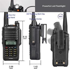 img 2 attached to 📻 TIDRADIO UV-9R Plus: Waterproof 2 Way Handheld Ham Radio with Full House Kits - 1 Pack