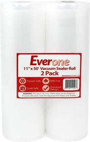 img 3 attached to 🌬️ 11-inch x 50-foot, 2-Pack EverOne Vacuum Sealer Bag Rolls for Sous Vide & Food Saver