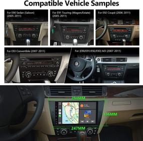 img 2 attached to 🚗 Улучшенная 2021 Android автомагнитола для BMW 3 серии - Android Auto, Apple Carplay, Split Screen - Eonon GA9465B 9 дюймов обновление