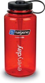 img 2 attached to 💧 Nalgene 32oz Tritan Wide Mouth Bottle Gray: Durable and Spacious Hydration Companion