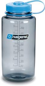 img 1 attached to 💧 Nalgene 32oz Tritan Wide Mouth Bottle Gray: Durable and Spacious Hydration Companion