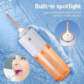 img 3 attached to Portable Water Flosser Build Spotlight Oral Care