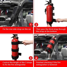 img 1 attached to 🔥 Enhance Fire Safety with Luxiv Extinguisher Holder Accessory Wrangler