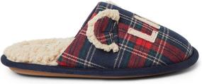 img 1 attached to Comfortable & Cozy: Dearfoams Family Buffalo Slipper Toddlers Boys' Shoes