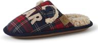 comfortable & cozy: dearfoams family buffalo slipper toddlers boys' shoes logo