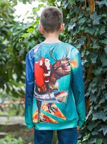 img 2 attached to Christmas Sweater Sweatshirt for Boys - Lovekider Dinosaur Clothing