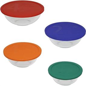 img 3 attached to 🔧 Efficient and Versatile: Pyrex Smart Essentials 8-Piece Mixing Bowl Set