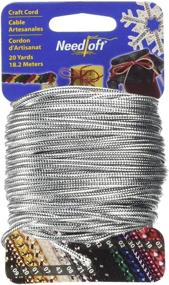 img 1 attached to 🧵 20-Yard Solid Silver Needloft Novelty Craft Cord - Enhance Your SEO!