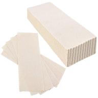 🌿 100 count muslin epilating strips - natural and long-lasting cloth waxing strips for effective hair removal logo