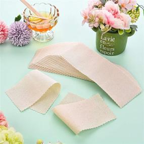 img 1 attached to 🌿 100 Count Muslin Epilating Strips - Natural and Long-lasting Cloth Waxing Strips for Effective Hair Removal