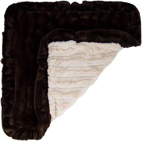 img 2 attached to 🐾 Bessie and Barnie Natural Beauty/Godiva Brown Luxury Ultra Plush Faux Fur Pet Blanket: Super Soft Reversible Comfort for Dogs, Cats, Puppies (Multiple Sizes)