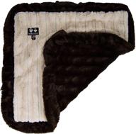 🐾 bessie and barnie natural beauty/godiva brown luxury ultra plush faux fur pet blanket: super soft reversible comfort for dogs, cats, puppies (multiple sizes) logo