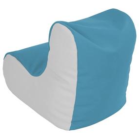 img 1 attached to Comfortable and Colorful ECR4Kids SoftZone Toddler Bean Bag Soft Seat: Sea Foam and Light Grey for Ultimate Relaxation