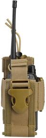 img 4 attached to 📻 Viperade Versatile Radio Holder Case: Tactical Molle Two Way Radio Holster