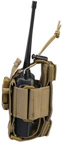 img 2 attached to 📻 Viperade Versatile Radio Holder Case: Tactical Molle Two Way Radio Holster