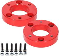 🔴 eccpp red 2" front leveling lift kit: enhance ford f-150's performance with 2" raise – fits 2004-2018 models, 2wd and 4wd compatible logo