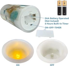 img 3 attached to SILVERSTRO LED Candle With Timer(D4&#34