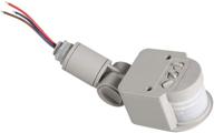 🔦 ftvogue outdoor infrared pir motion sensor wall light switch detector, gray, 90~250v, 180 degree logo