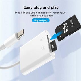 img 1 attached to 🔌 USB C SD Card Reader Adapter for Pad Pro 2020/2019, MacBook Pro 2019, MacBook Air 2020, Galaxy S10/S9, Surface Book 2 and More