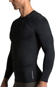 img 1 attached to 👕 Tommie Copper Men's Long Sleeve Shoulder Support Shirt: Ultimate Comfort for Aching Shoulders