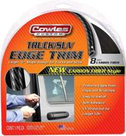 🚚 cowles s37202 carbon fiber-style edge trim upgrade for trucks and suvs logo