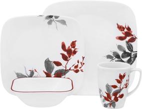 img 4 attached to Corelle Boutique 16 Piece Dinnerware Service Food Service Equipment & Supplies