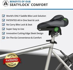 img 3 attached to SeatyLock Hybrid Saddle Bike Lock - Innovative 2-in-1 Locking Bike Seat and Saddle Guard for Enhanced Security