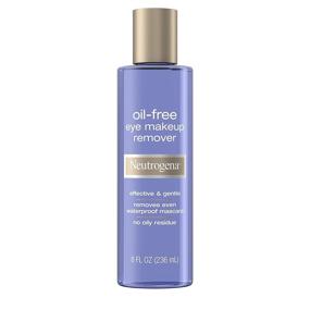 img 4 attached to Neutrogena Gentle Oil-Free Eye Makeup Remover Cleanser | Sensitive Eyes | 👁️ Non-Greasy | Removes Waterproof Mascara | Dermatologist & Ophthalmologist Tested | 8 fl oz