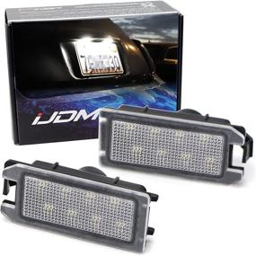 img 4 attached to 🚗 Enhance Your Vehicle's Look with iJDMTOY OEM-Fit 3x Brighter 8-SMD LED CAN-bus Error Free License Plate Lights