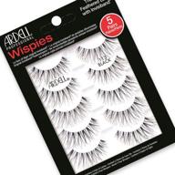 ardell wispies 113 black - enhance your lashes with 5 pairs x 1 pack logo