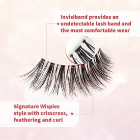 img 1 attached to Ardell Wispies 113 Black - Enhance Your Lashes with 5 Pairs x 1 Pack